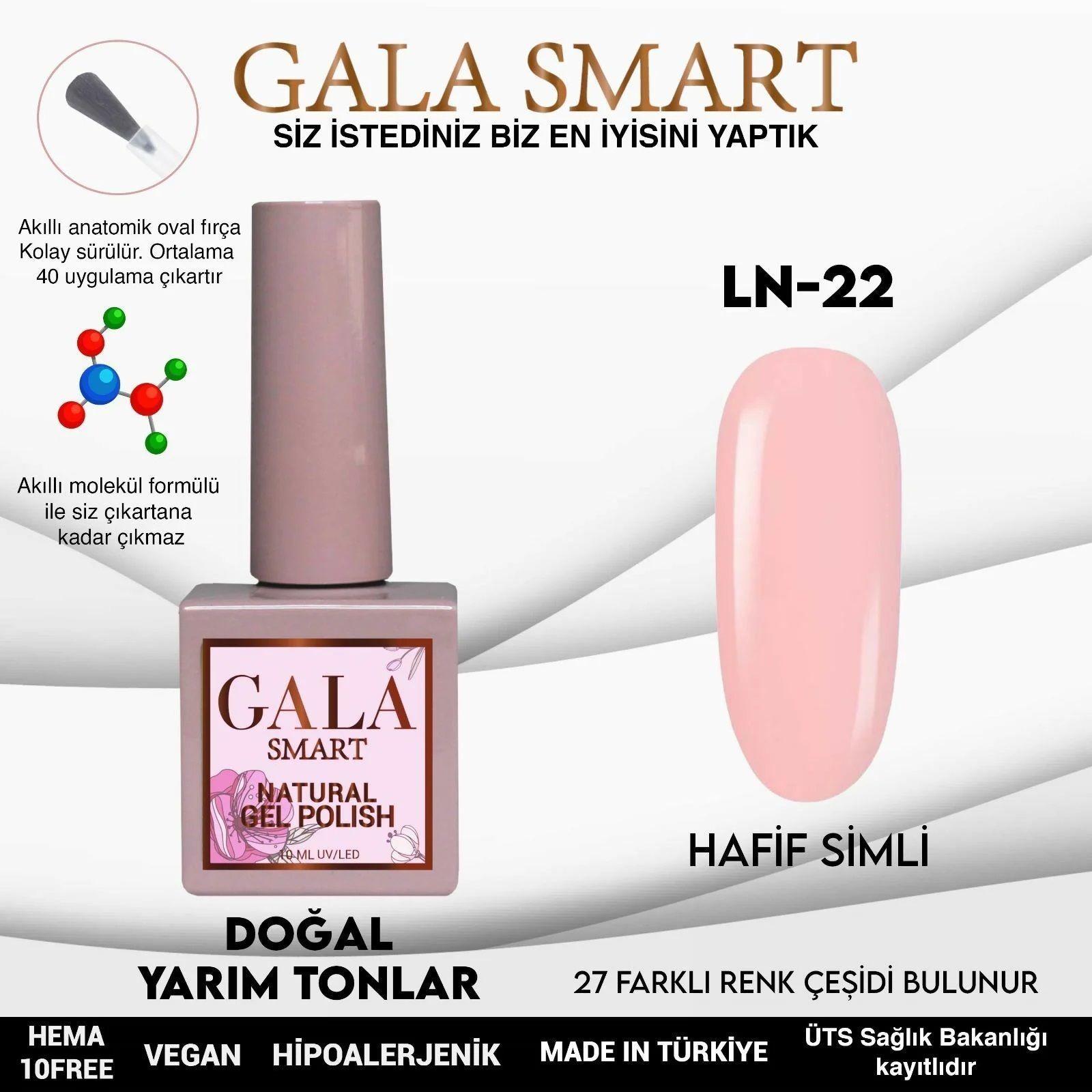 GALA NATURAL KALICI OJE 10 mle LN22