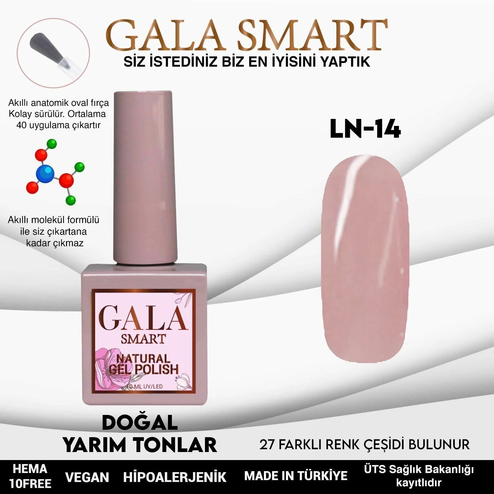 GALA NATURAL KALICI OJE 10 mle LN14