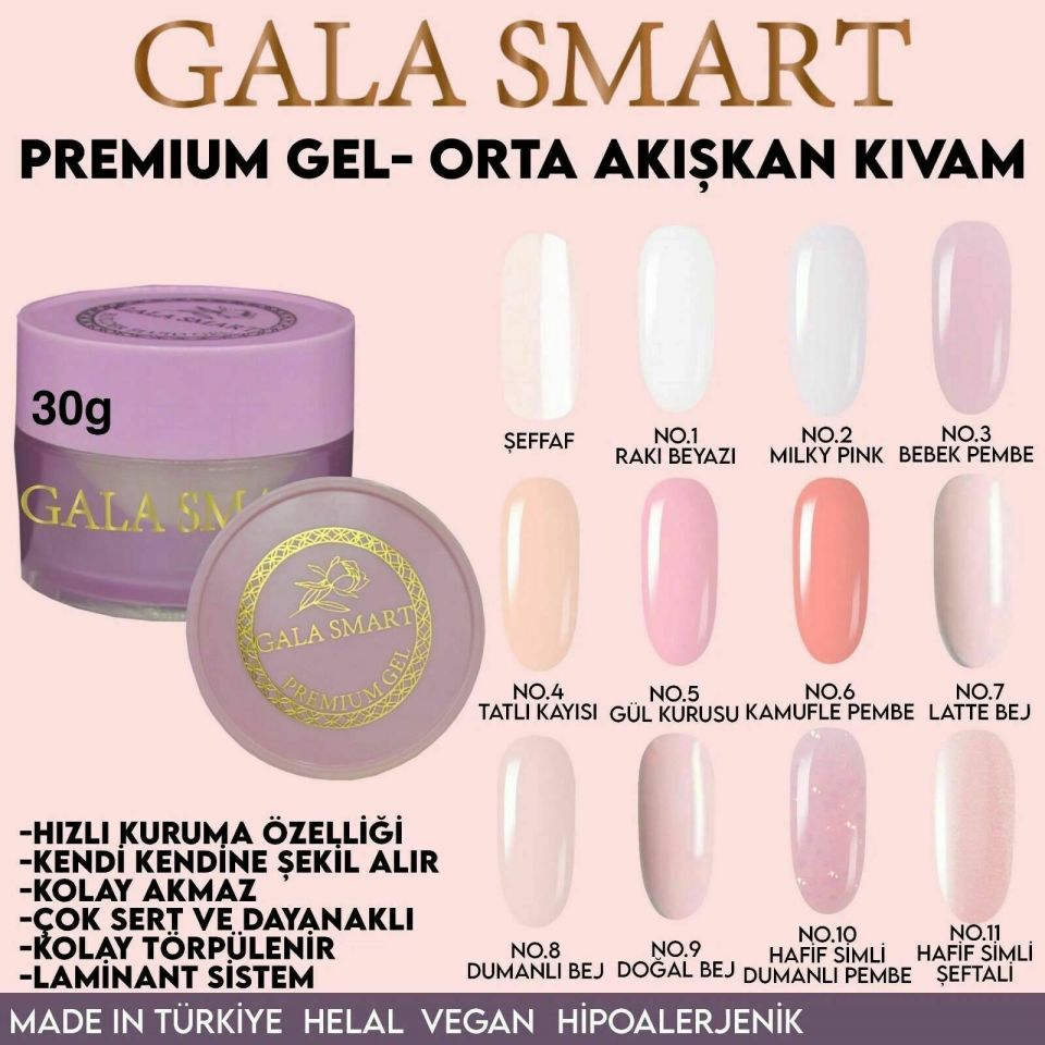 GALA SMART - PREMİUM JEL 30g - NO:2