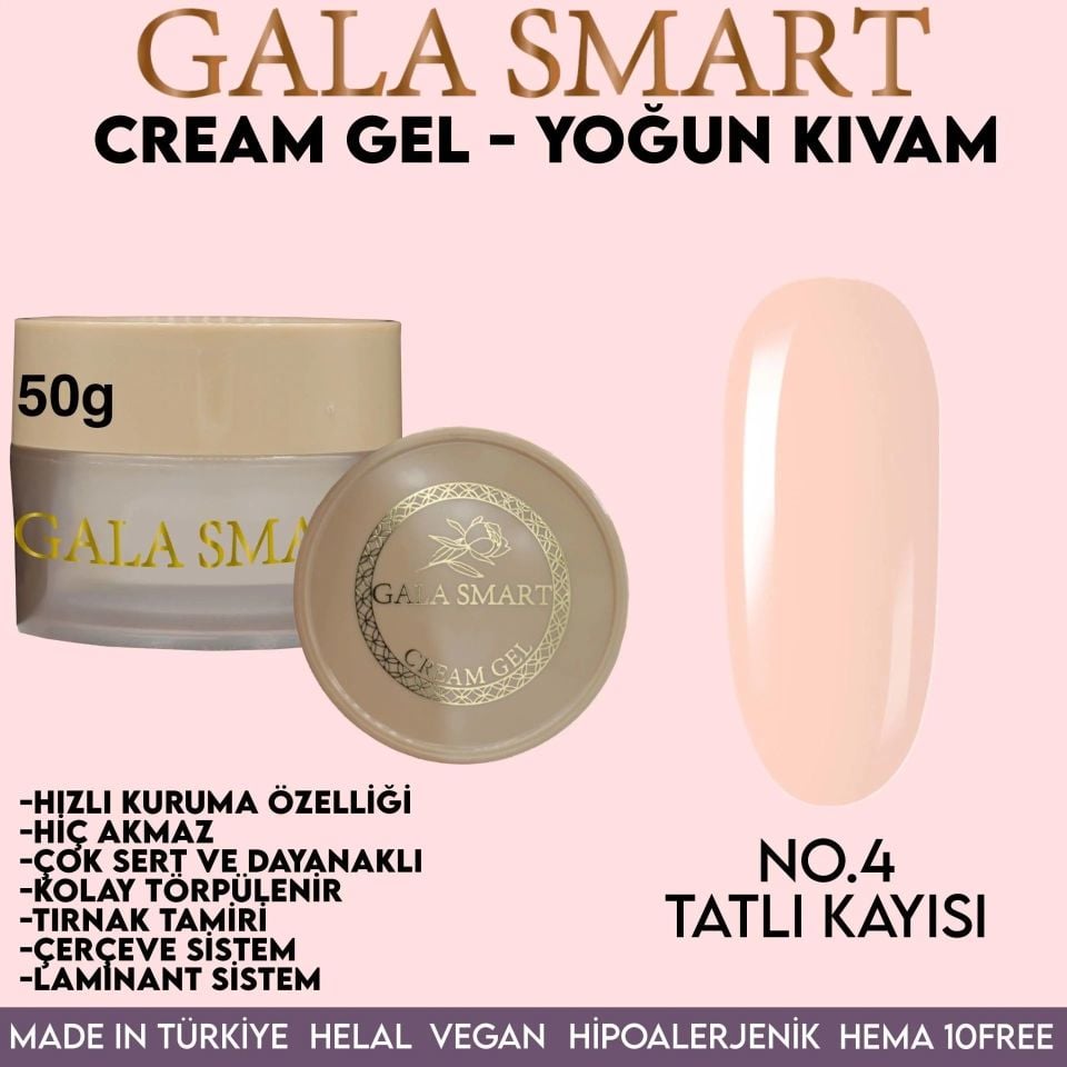GALA SMART - CREAM GEL 50GR NO:4