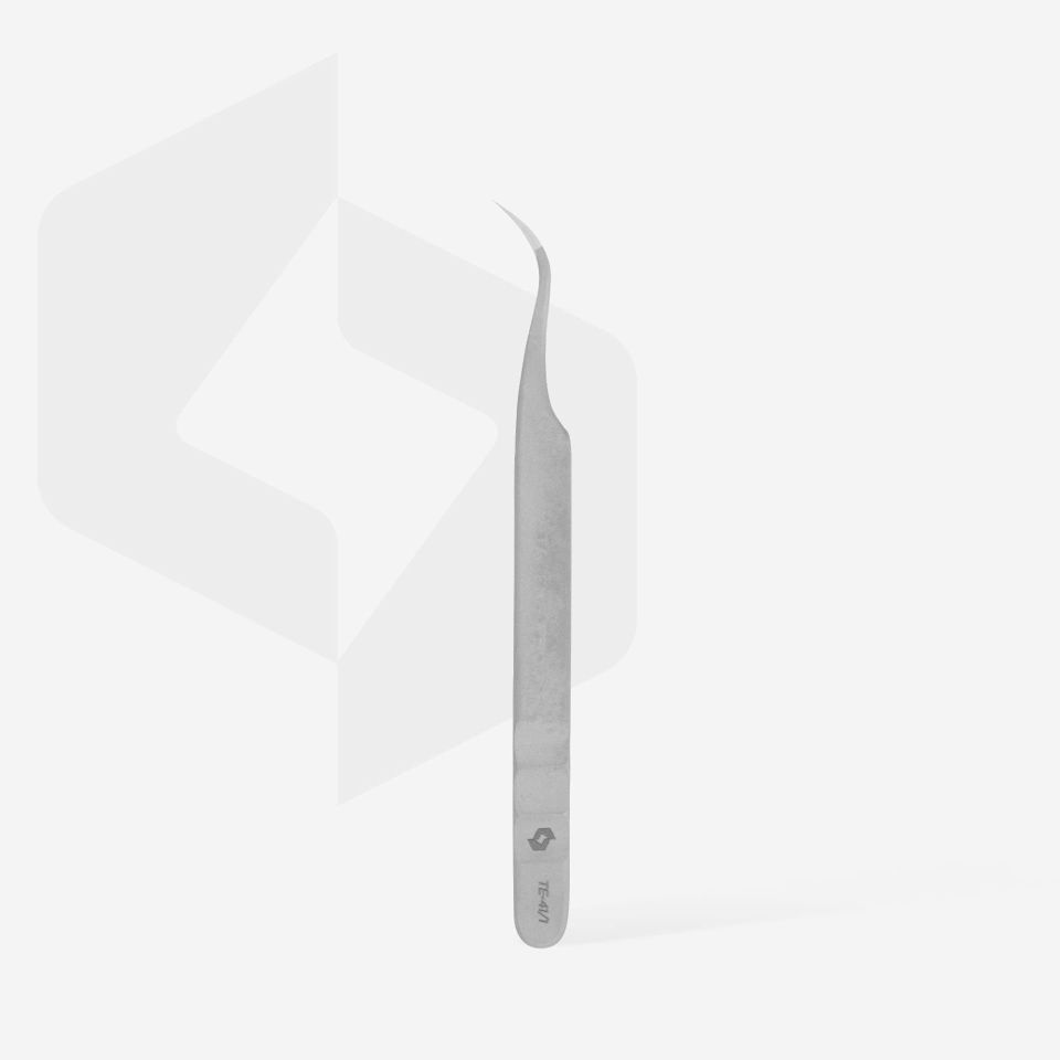 STALEKS EXPERT 41 TYPE 1 Profesyonel Kirpik Cımbızı (Eğik)