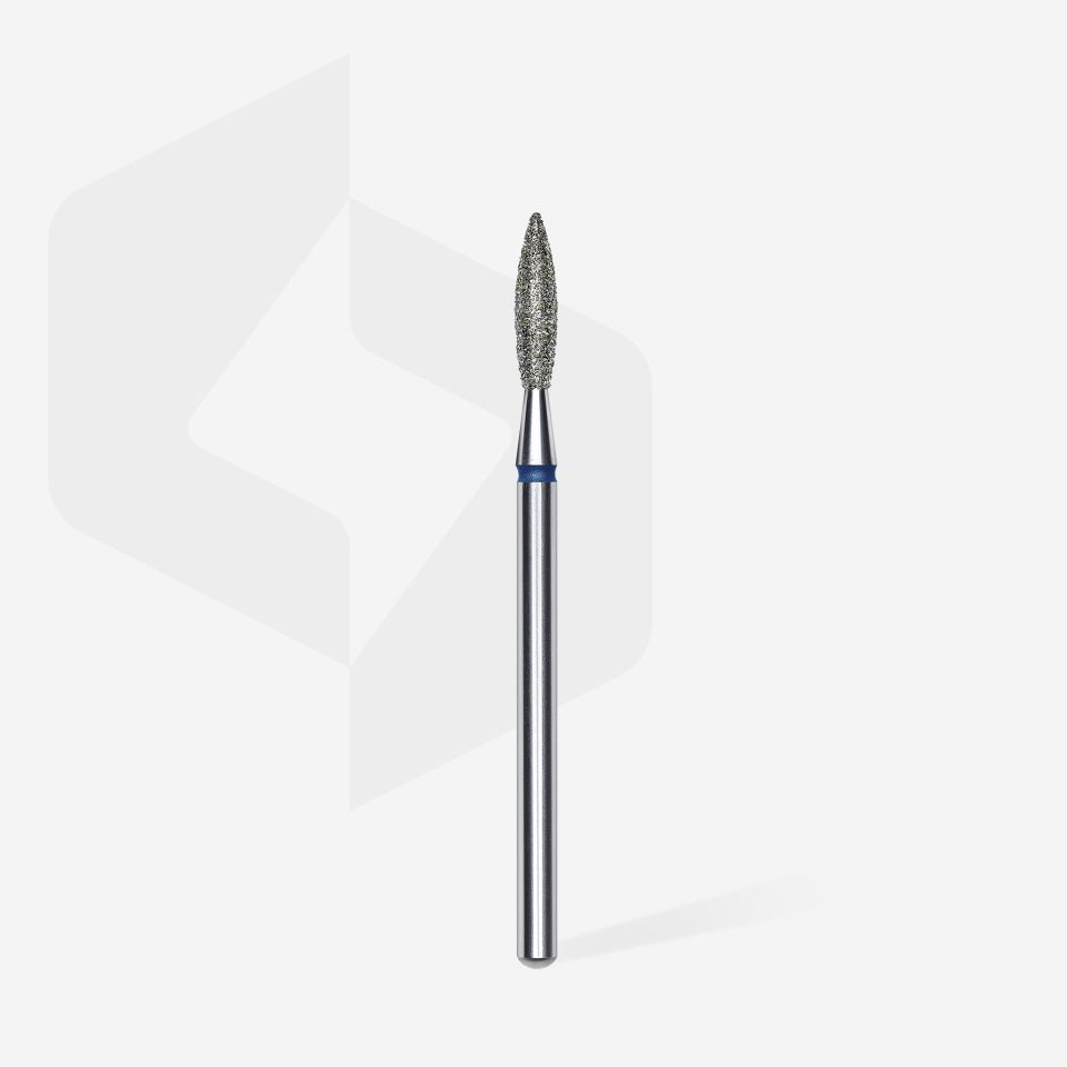 STALEKS Elmas Alev Freze, Mavi, Çap 2,3 mm, Çalışma Kısmı 10 mm