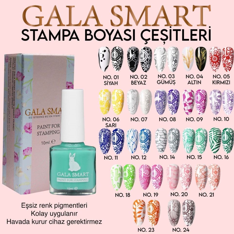 GALA SMART - STAMPA BOYASI 10 ML NO:04