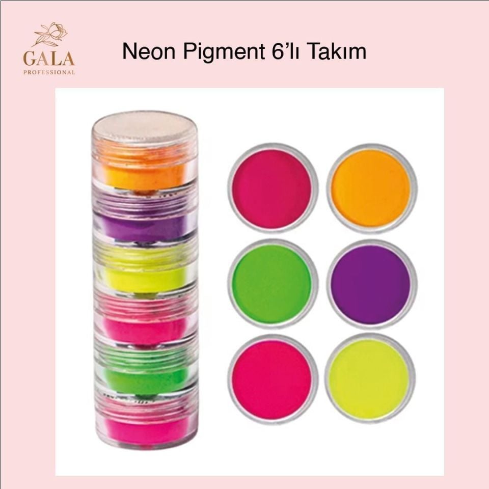 NEON PİGMENT 6 LI TAKIM