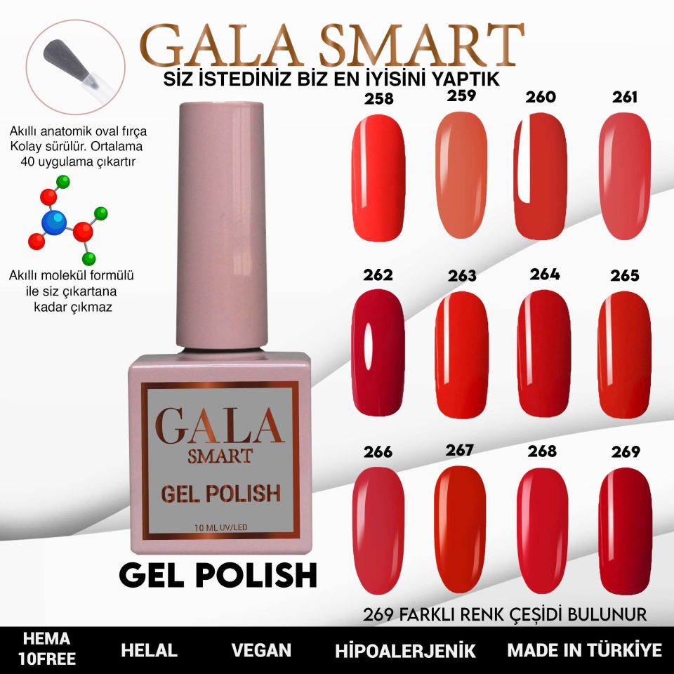 GALA CLASSİC KALICI OJE 10 mle 262