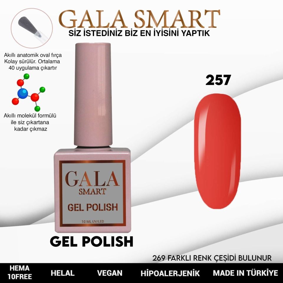 GALA CLASSİC KALICI OJE 10 mle 257