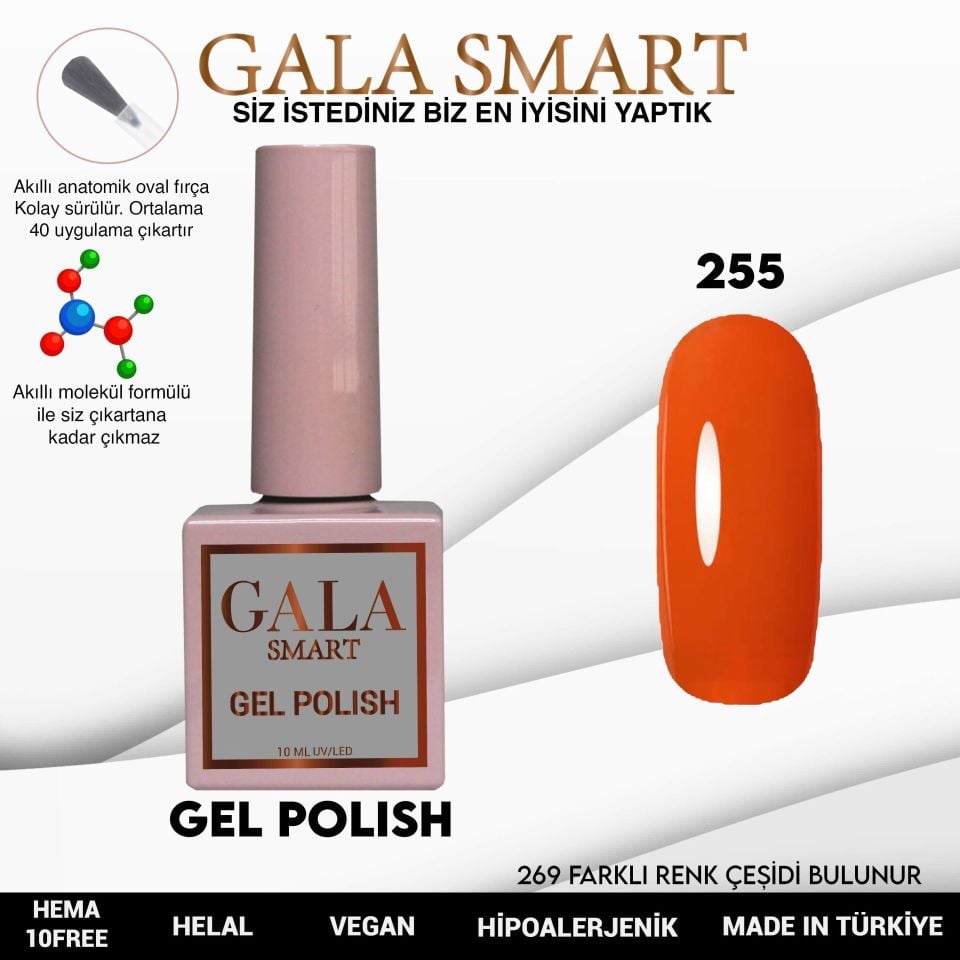 GALA CLASSİC KALICI OJE 10 mle 255