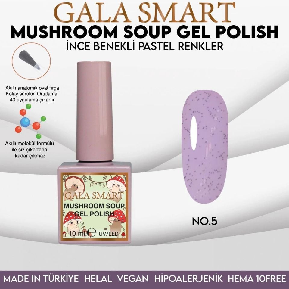 MUSHROOM SOUP GEL POLISH 10 ML NO:05