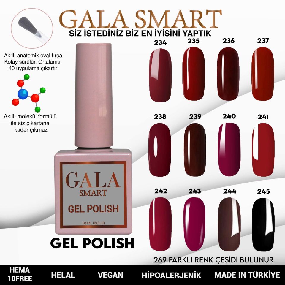 GALA CLASSİC KALICI OJE 10 mle 241