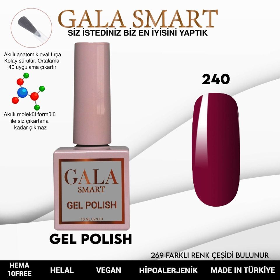 GALA CLASSİC KALICI OJE 10 mle 240