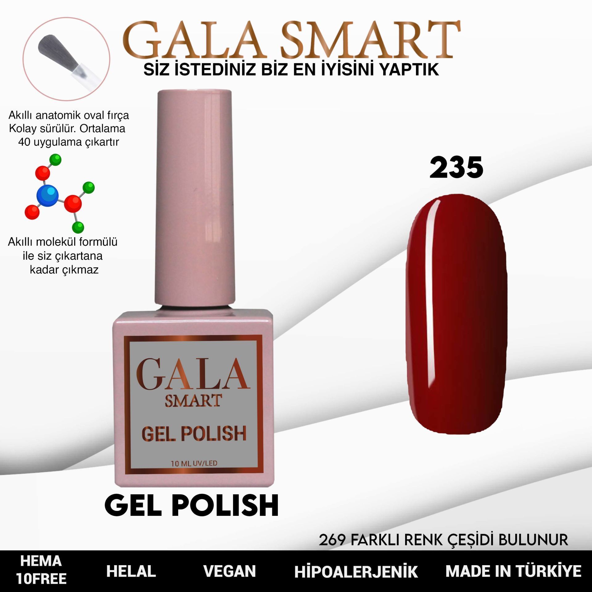 GALA CLASSİC KALICI OJE 10 mle 235