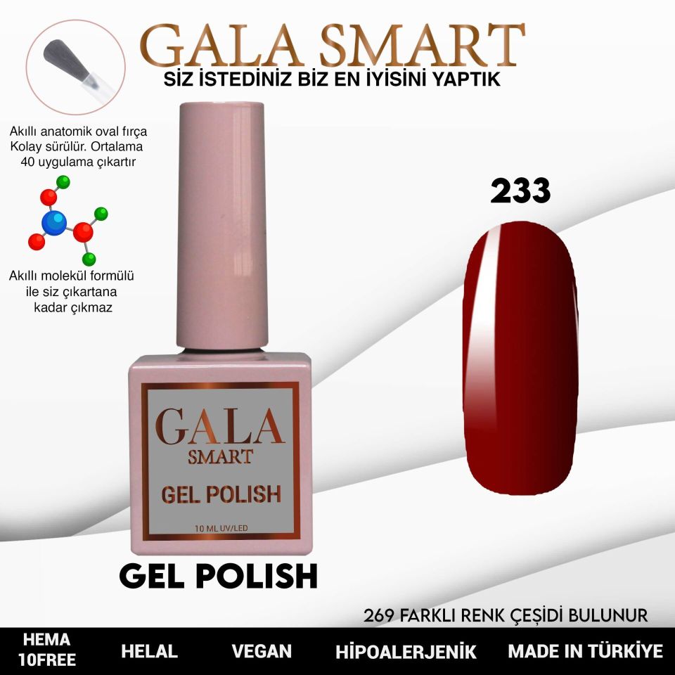 GALA CLASSİC KALICI OJE 10 mle 233