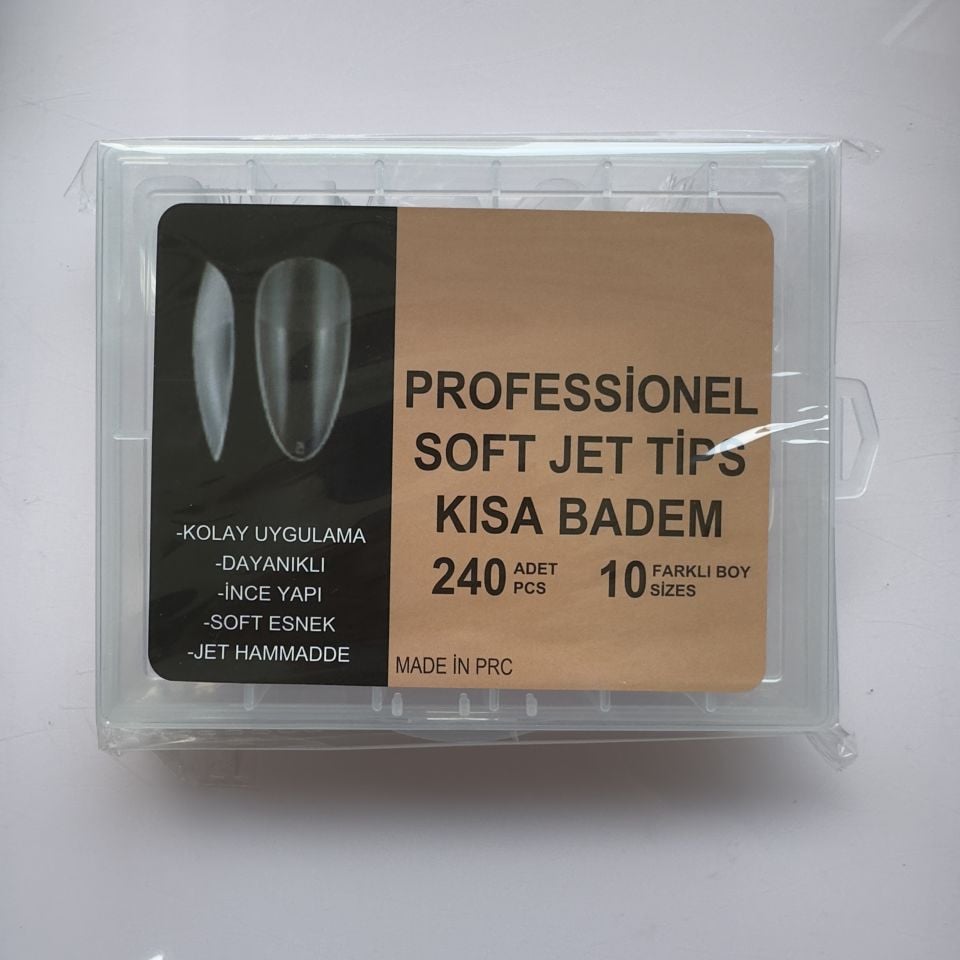 Full Jel Tips Kısa Badem model 240'lı