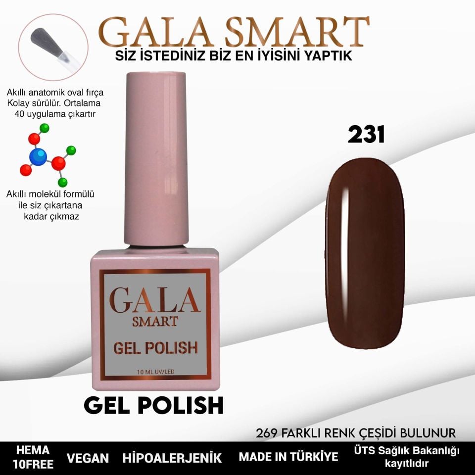 GALA CLASSİC KALICI OJE 10 mle 231