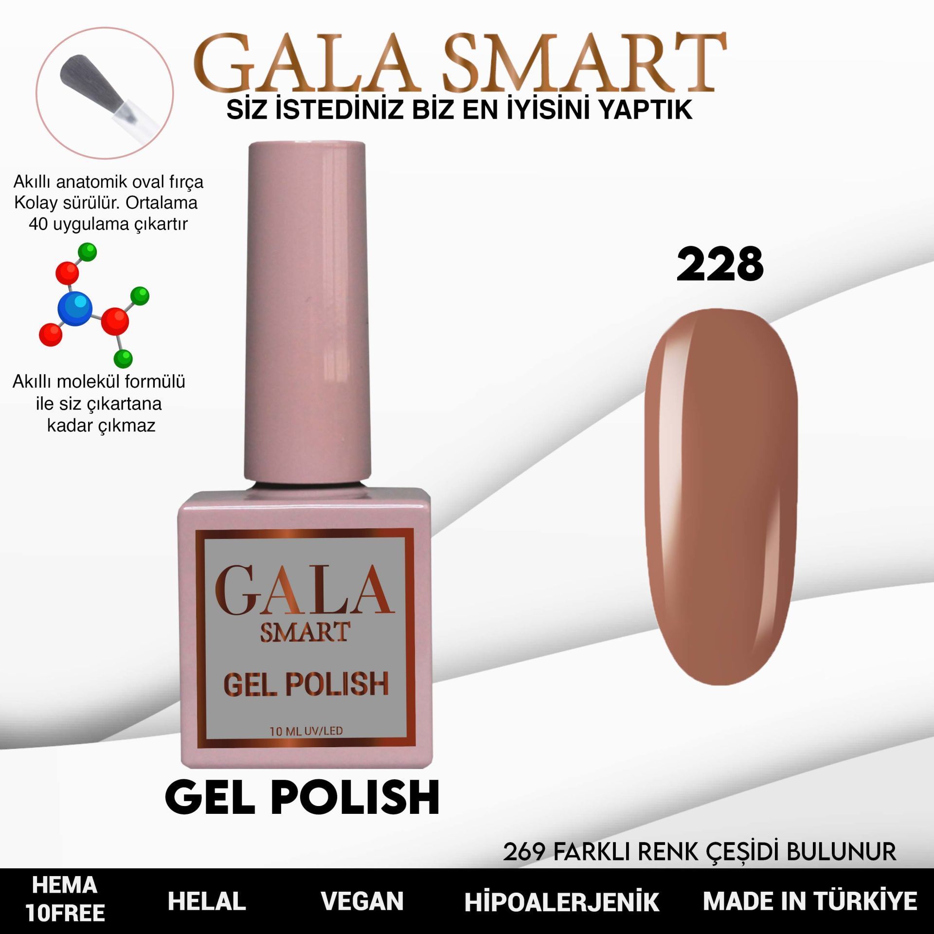 GALA CLASSİC KALICI OJE 10 mle 228