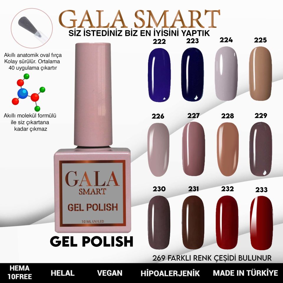 GALA CLASSİC KALICI OJE 10 mle 228