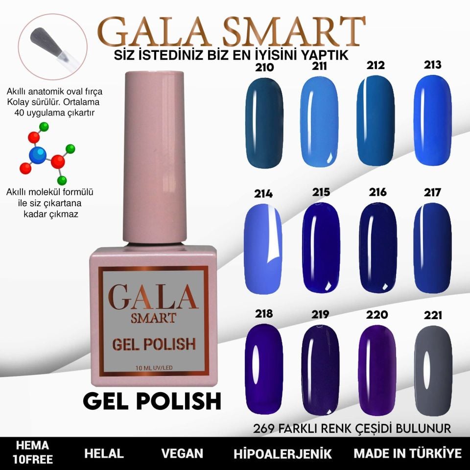 GALA CLASSİC KALICI OJE 10 mle 219