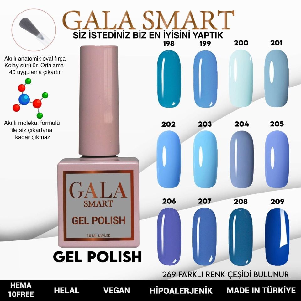 GALA CLASSİC KALICI OJE 10 mle 209