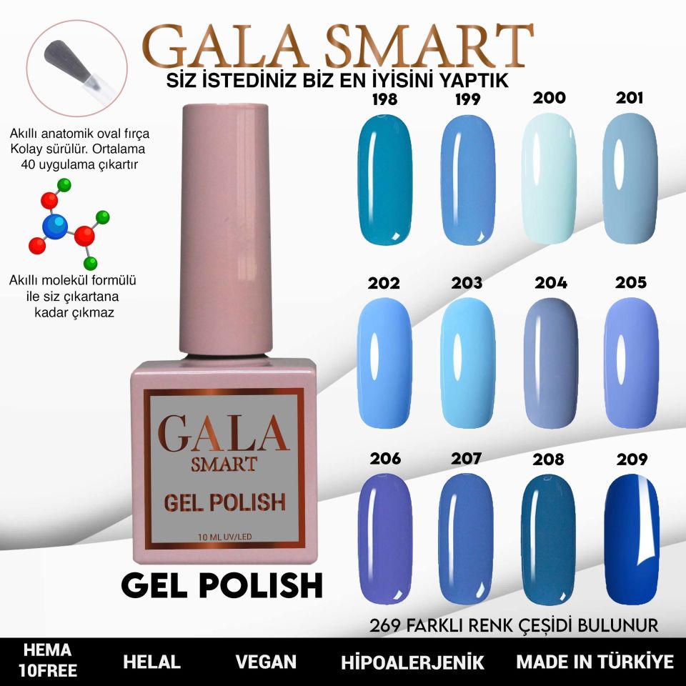 GALA CLASSİC KALICI OJE 10 mle 207