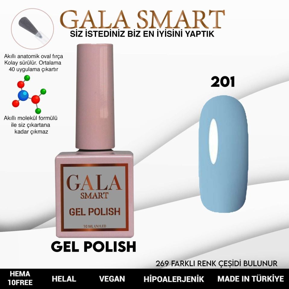 GALA CLASSİC KALICI OJE 10 mle 201