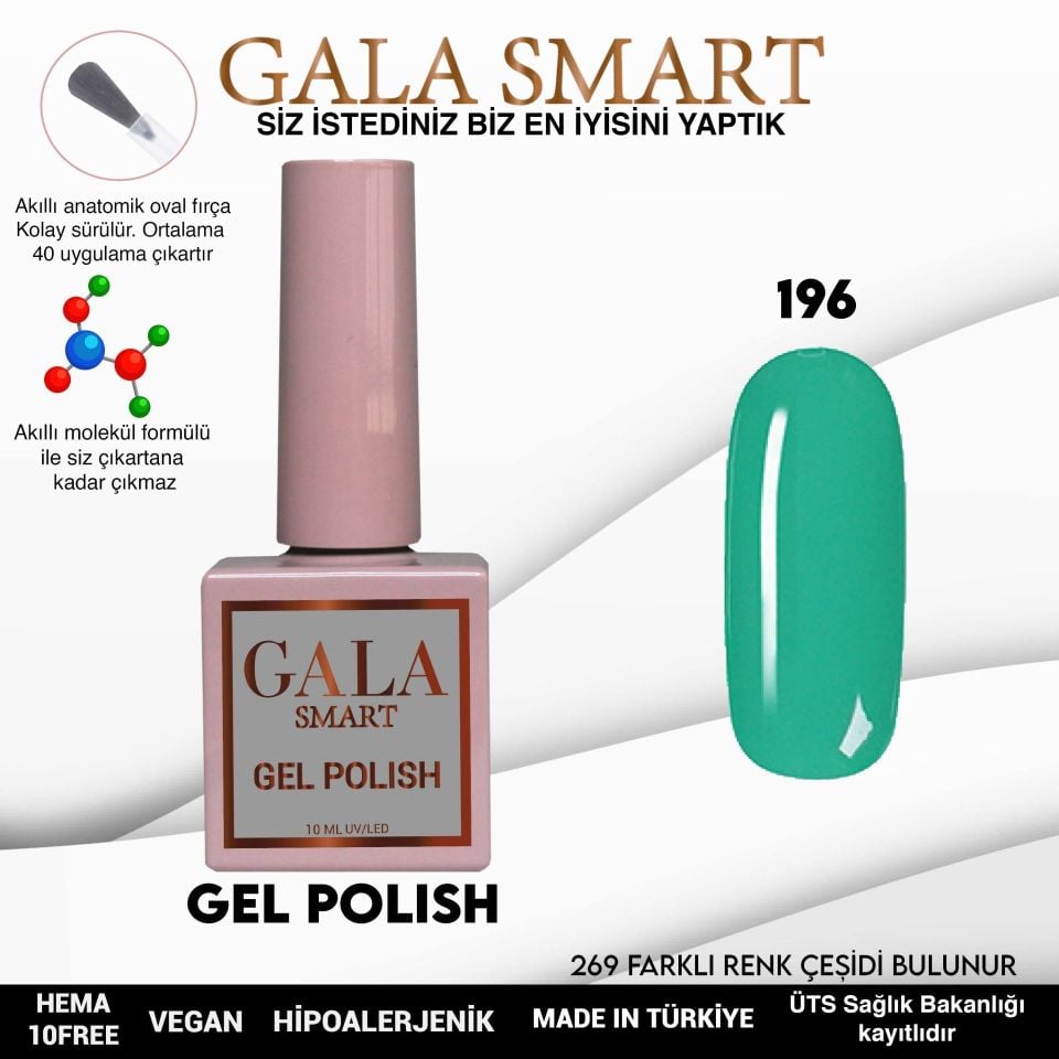 GALA CLASSİC KALICI OJE 10 mle 196