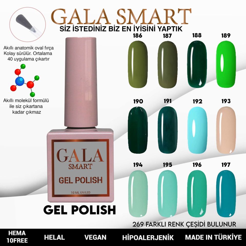 GALA CLASSİC KALICI OJE 10 mle 195
