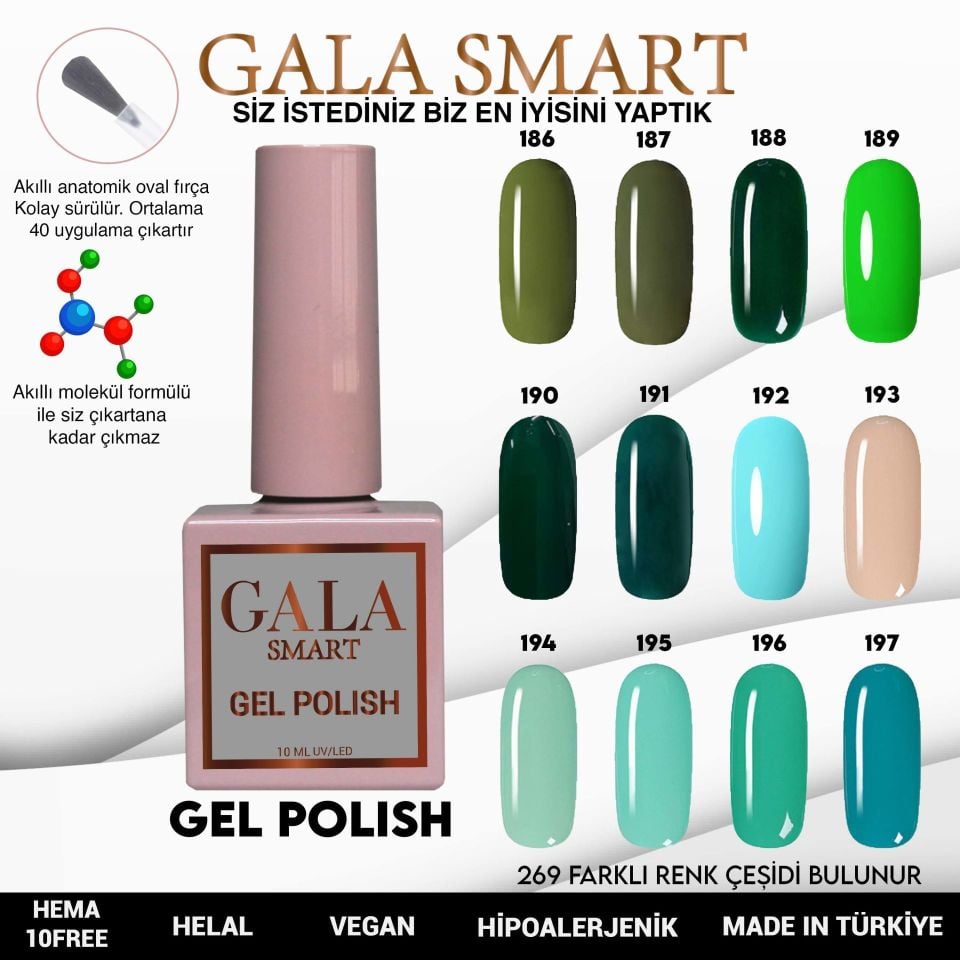 GALA CLASSİC KALICI OJE 10 mle 188