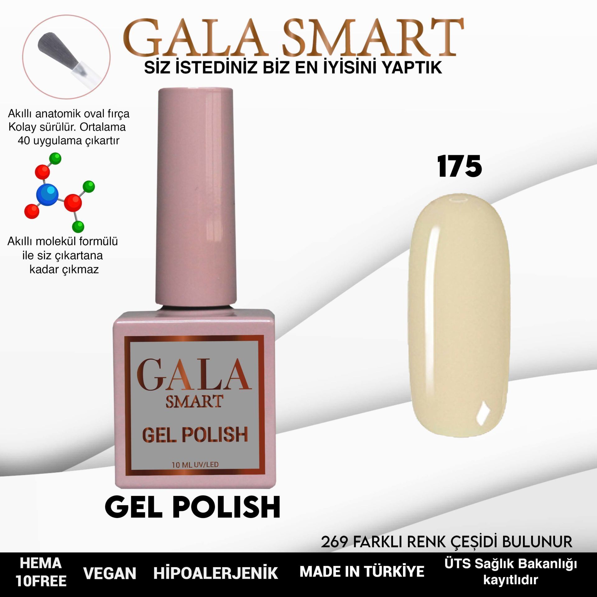 GALA CLASSİC KALICI OJE 10 mle 175