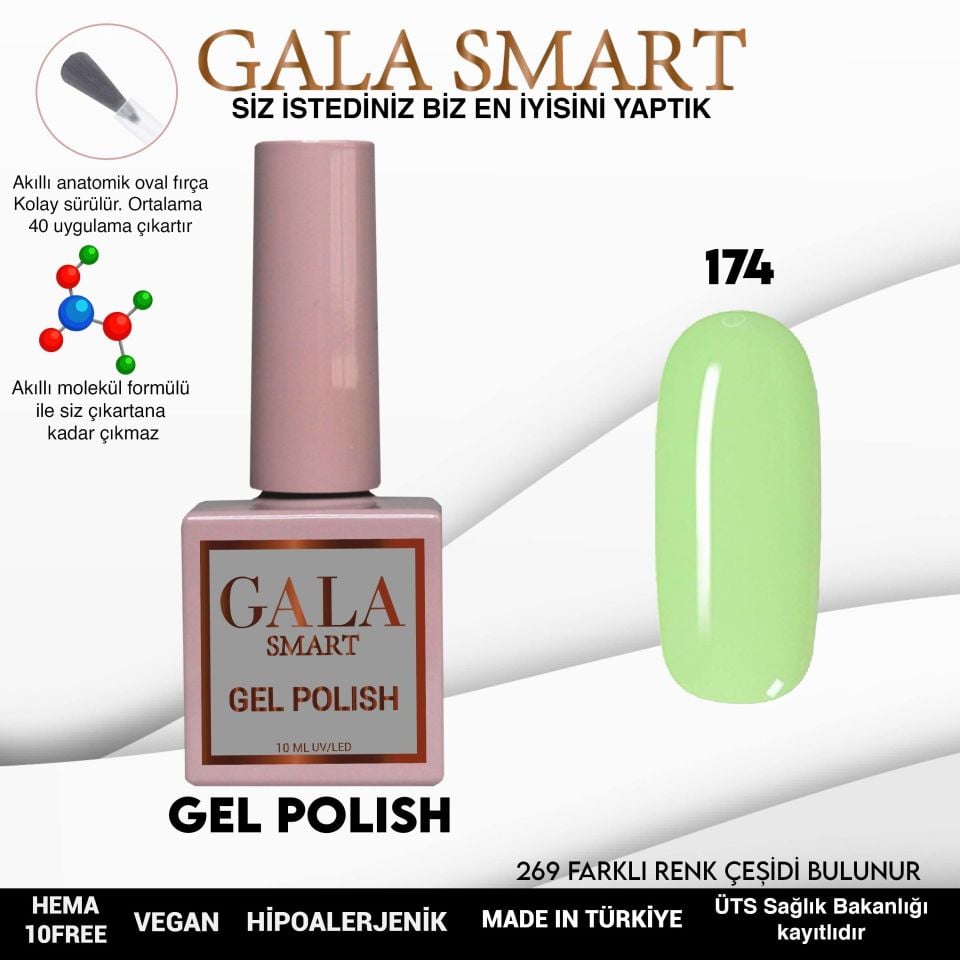GALA CLASSİC KALICI OJE 10 mle 174