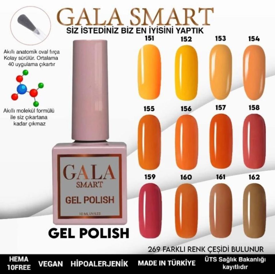 GALA CLASSİC KALICI OJE 10 mle 160