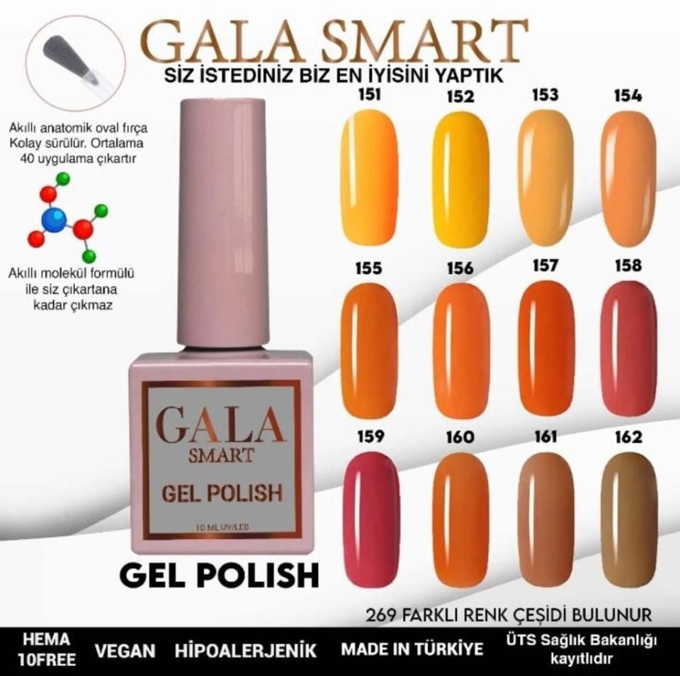 GALA CLASSİC KALICI OJE 10 mle 157