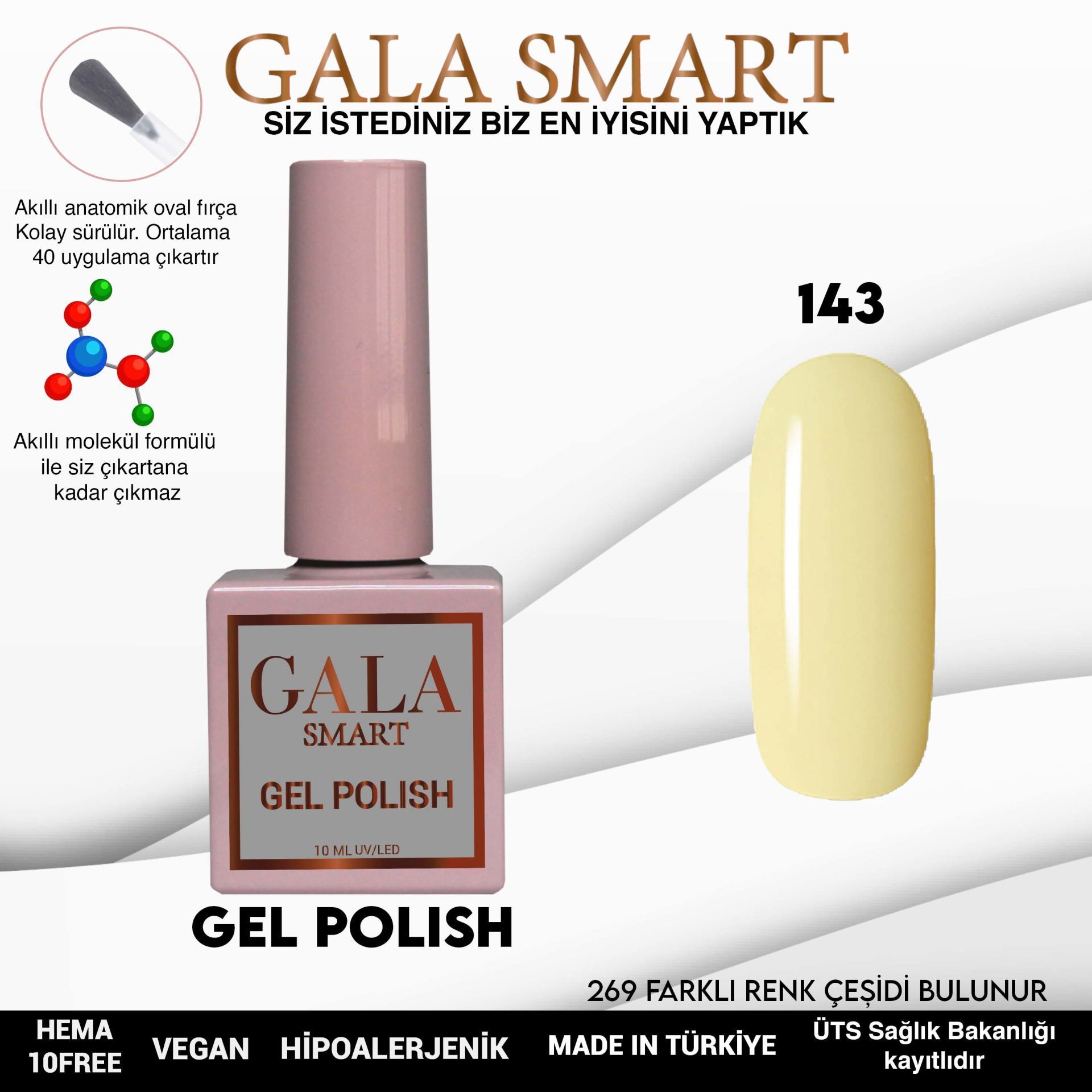 GALA CLASSİC KALICI OJE 10 mle 143