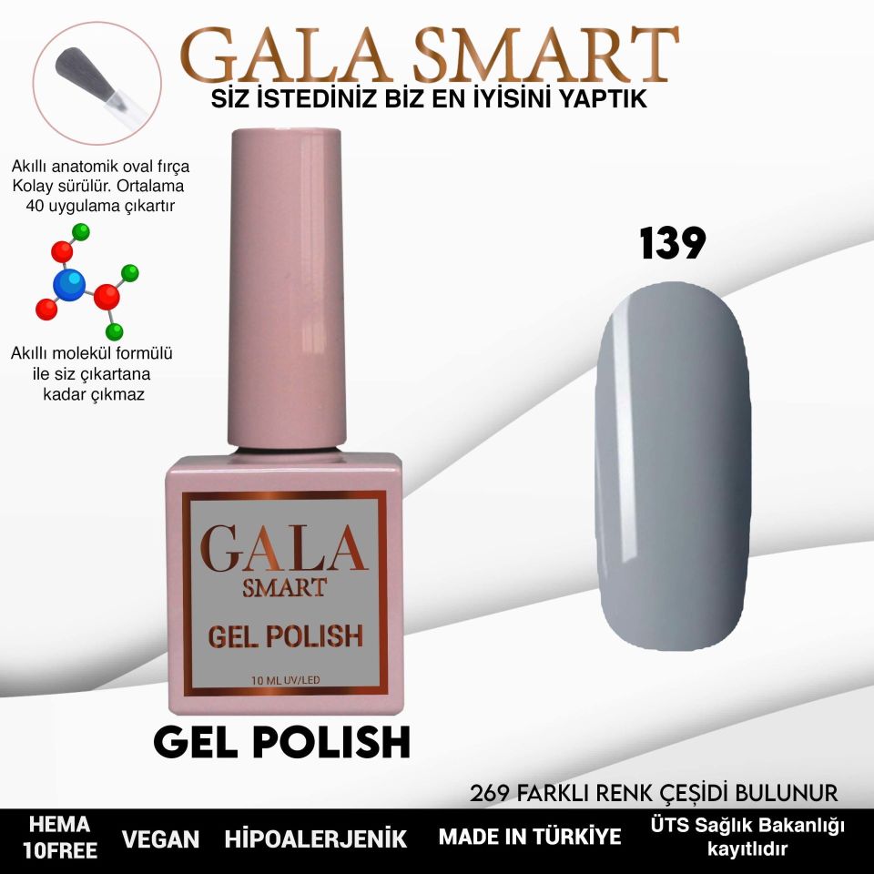 GALA CLASSİC KALICI OJE 10 mle 139