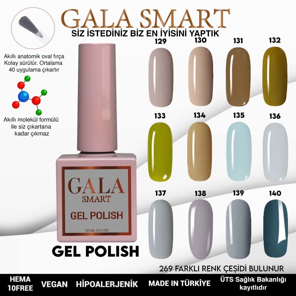 GALA CLASSİC KALICI OJE 10 mle 135