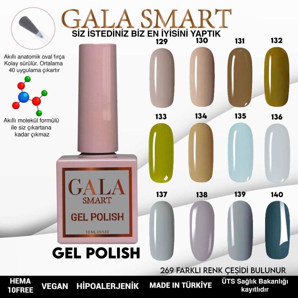 GALA CLASSİC KALICI OJE 10 mle 134