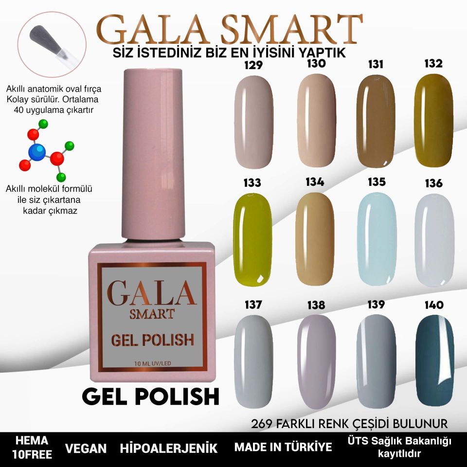 GALA CLASSİC KALICI OJE 10 mle 129