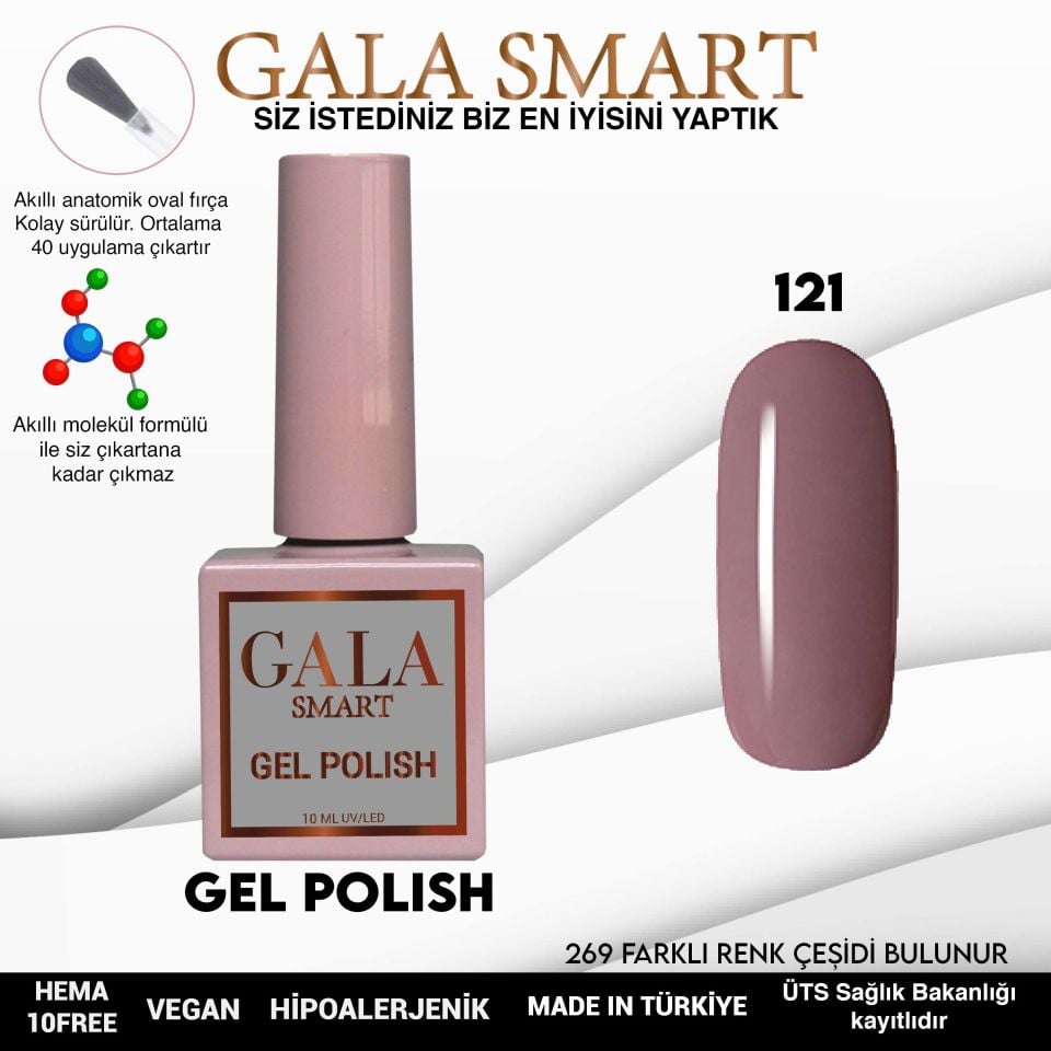 GALA CLASSİC KALICI OJE 10 mle 121