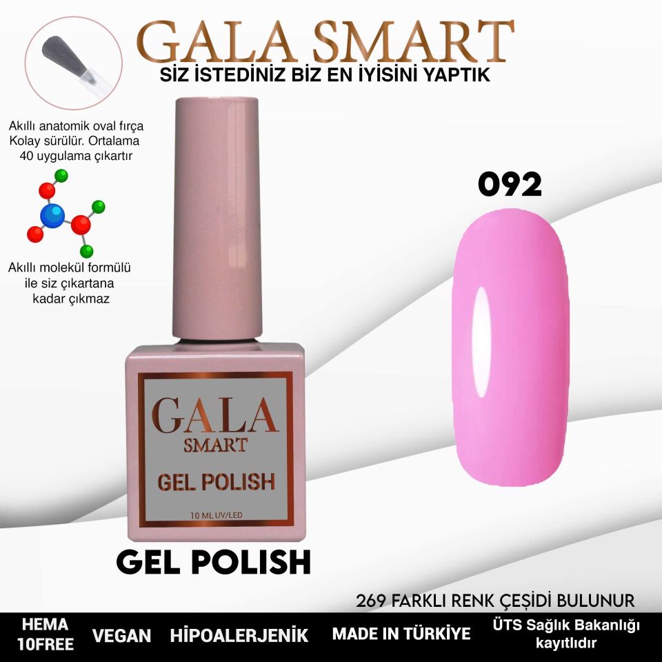 GALA CLASSİC KALICI OJE 10 mle 92