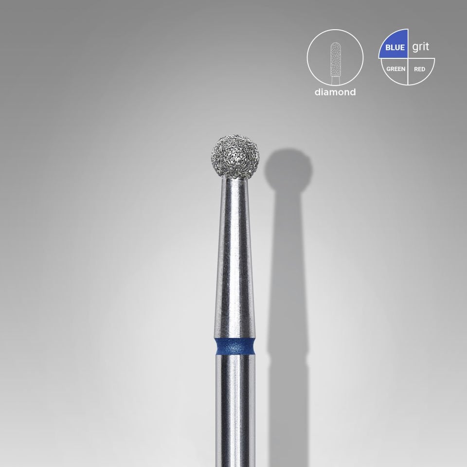 Elmas Küre Freze, Mavi, Çap 2,7 mm