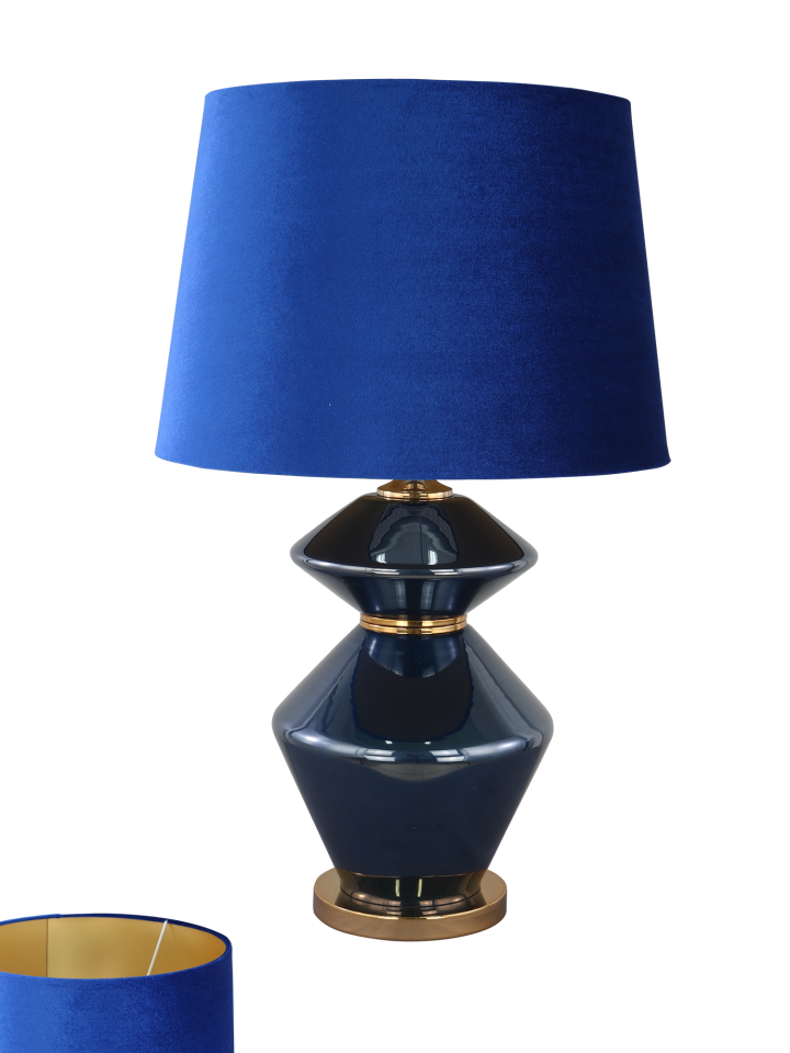 Luna Lacivert Abajur 67 cm