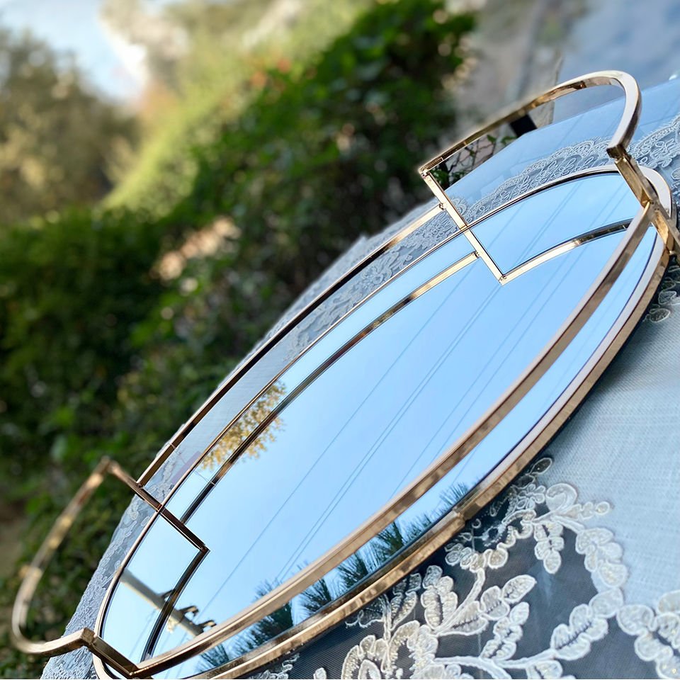 Karat Gold Tepsi 36x22 cm