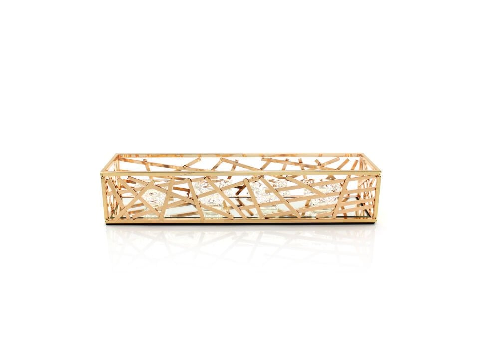 Karat Gold Şamdan 40x10 cm