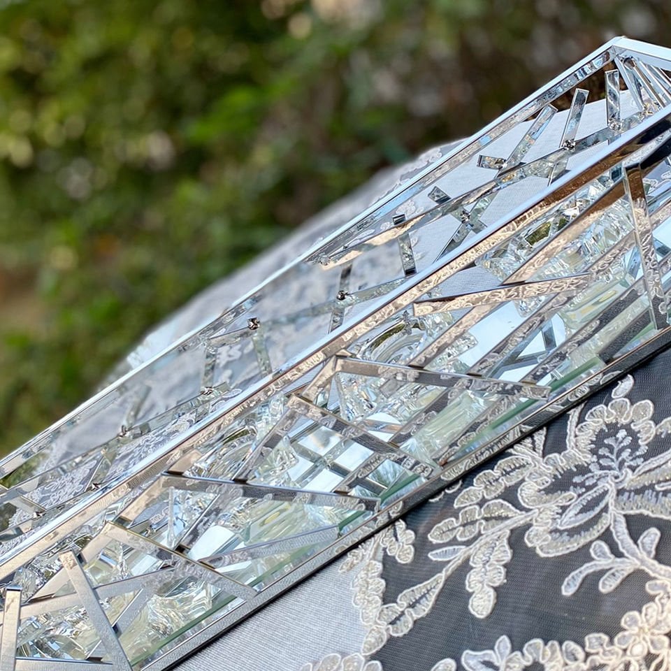 Karat Platin Şamdan 10x40 cm