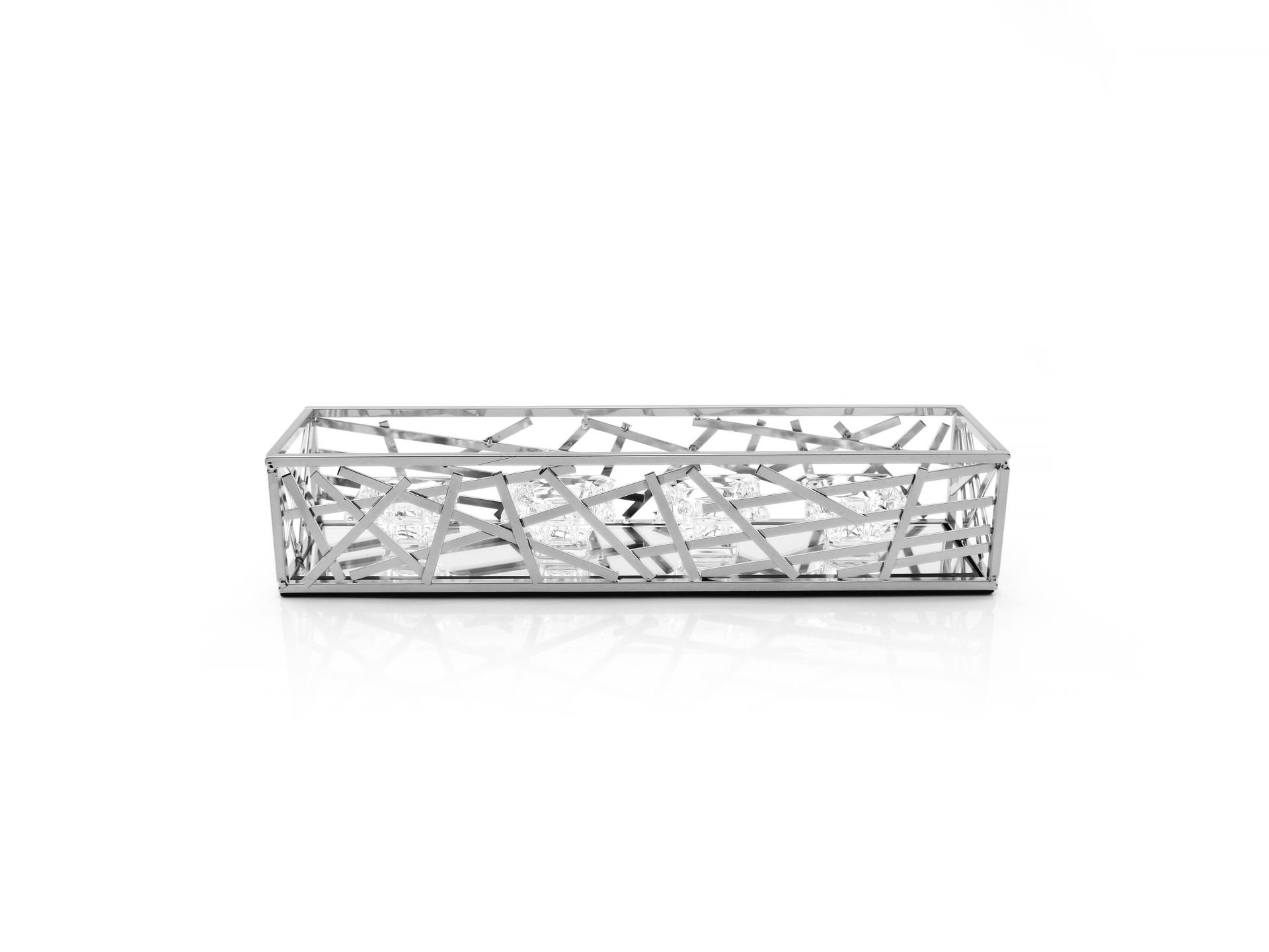 Karat Platin Şamdan 10x40 cm