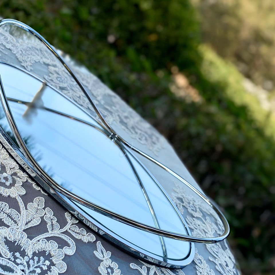 Karat Platin Tepsi 45x30 cm