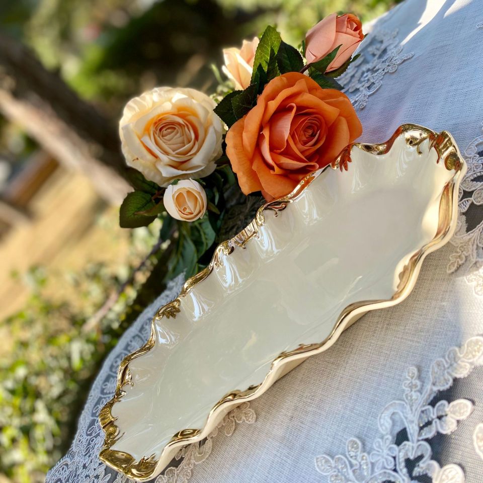 Golden Rey Kayık Tabak 38 cm