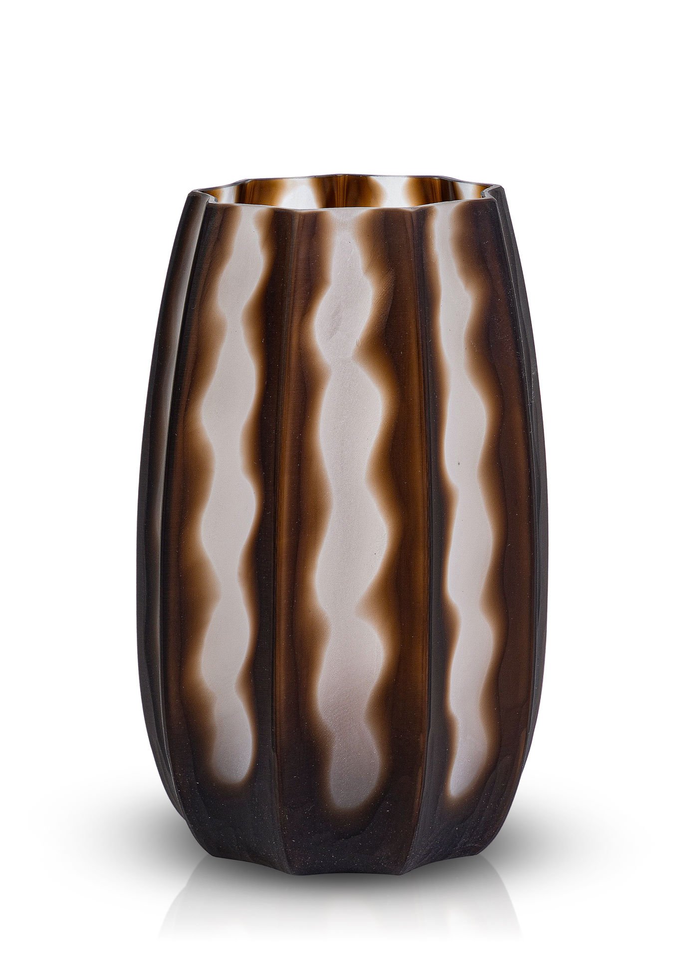 Serenıty Matte Brown Vazo 31 x 19.5 cm