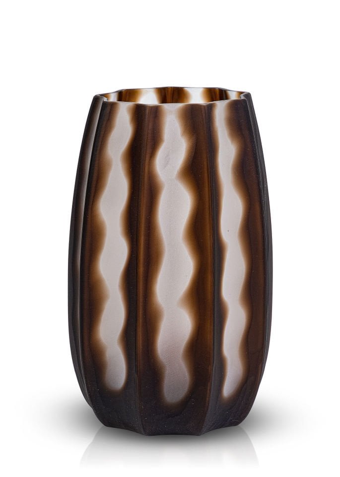 Serenıty Matte Brown Vazo 31 x 19.5 cm