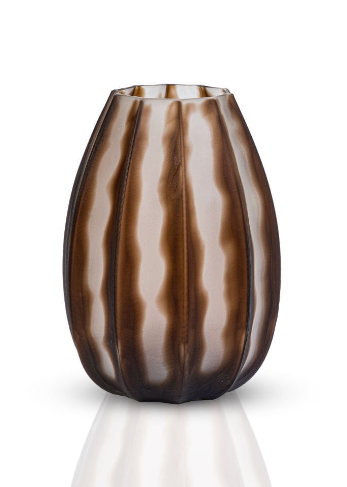 Serenıty Matte Brown Vazo 23 x 16.5 cm