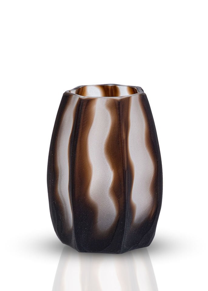 Serenıty Matte Brown Vazo 16 x 11 cm